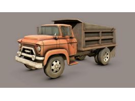 Old Dump Truck 3d preview