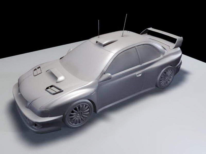 autodesk maya 3d models car