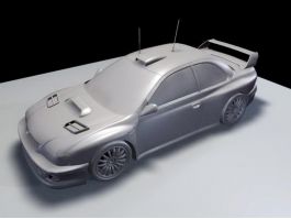 Road Racing Car 3d model preview