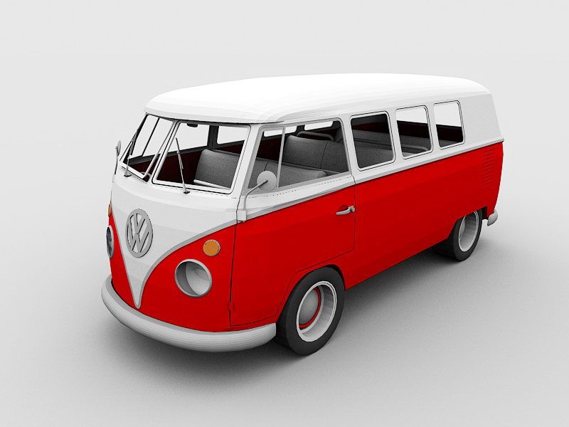 Volkswagen Will Build Microbus 3d rendering