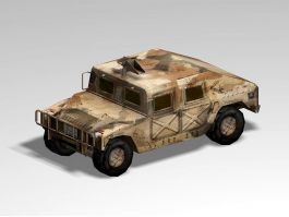 Old Military Hummer 3d preview