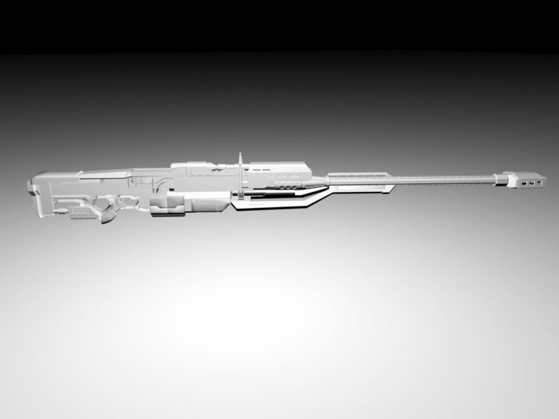 Heavy Sniper Rifle 3d rendering