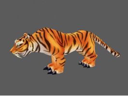 Bengal Tiger 3d model preview