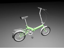 Small Mini Bicycle 3d model preview