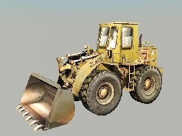 Old Bulldozer 3d model preview
