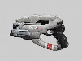 Sci-Fi Laser Pistol 3d preview