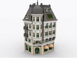 Bankhaus Bank House 3d model preview