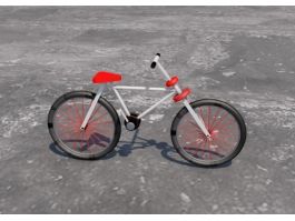 Simple Bike 3d model preview