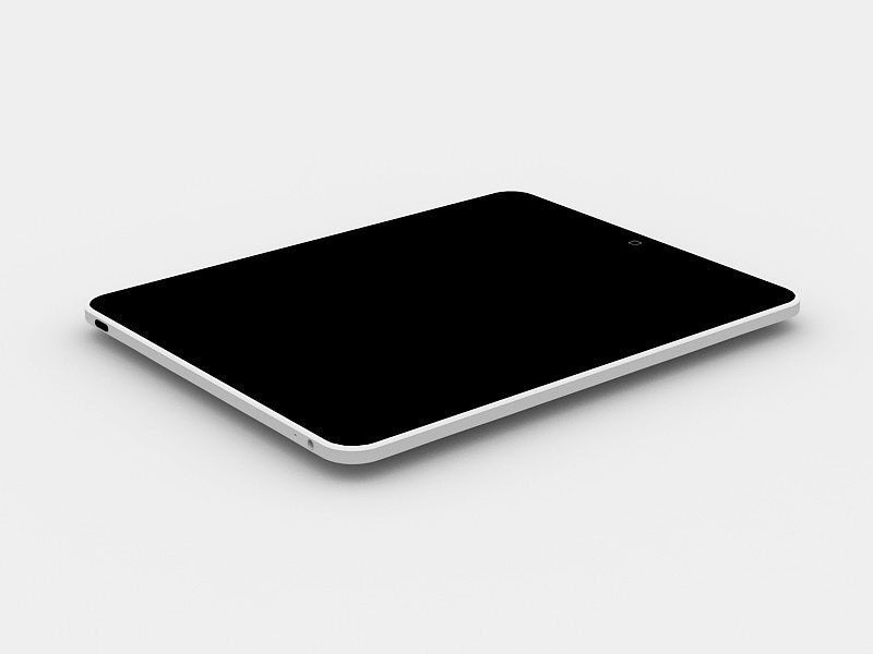 Apple iPad Tablet 3d rendering