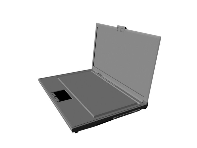 Asus Laptop 3d rendering