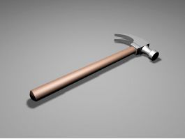 Claw Hammer Tool 3d model preview