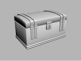 Treasure Chest Box 3d model preview