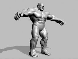 Full Body Muscle Man 3d preview
