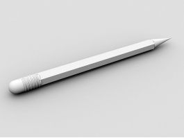 Graphite Pencil 3d model preview