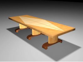 Conference Room Furniture 3d model preview