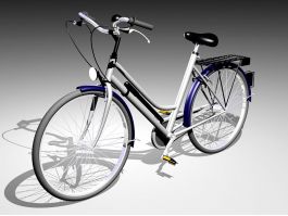 Ladies City Bike 3d model preview