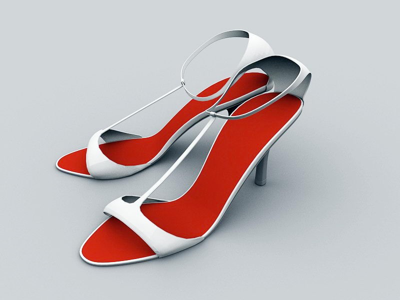 Women's Fashion Sandals 3d rendering