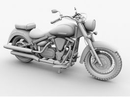 Yamaha Touring Motorcycle 3d preview