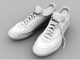 White Sneakers 3d preview