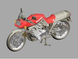 Suzuki Katana Motorcycle 3d preview