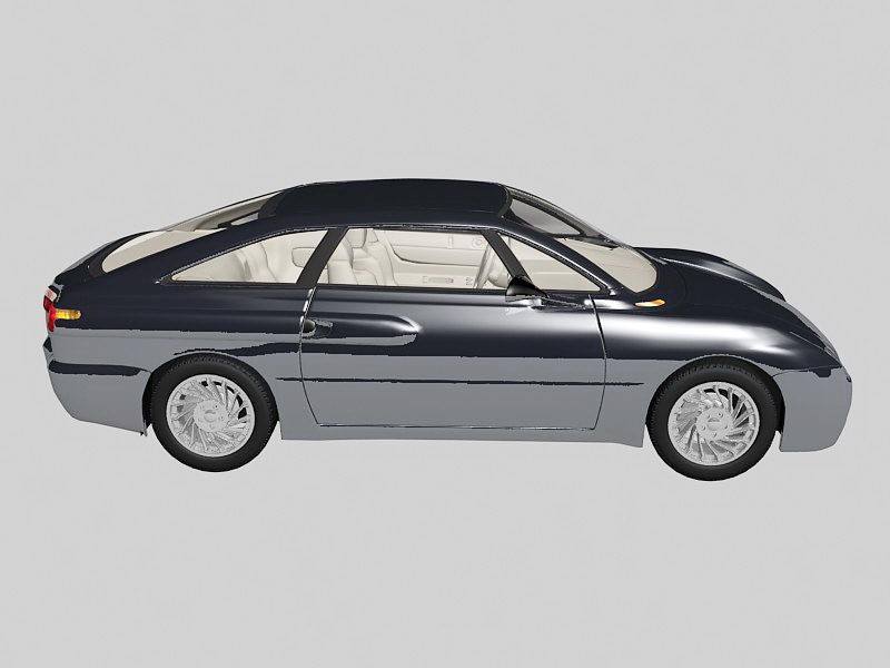 Luxury Sport Sedan 3d rendering