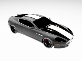 Aston Martin DB9 Race Car 3d preview