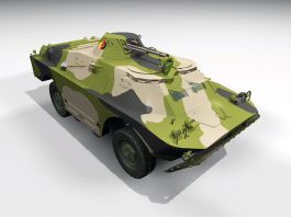 SPW-40 Armoured Personnel Carrier 3d preview
