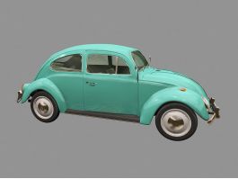 Old Volkswagen Beetle 3d preview