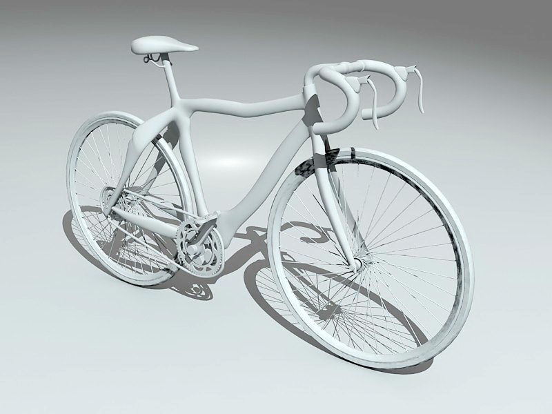 Road Bicycle 3d rendering