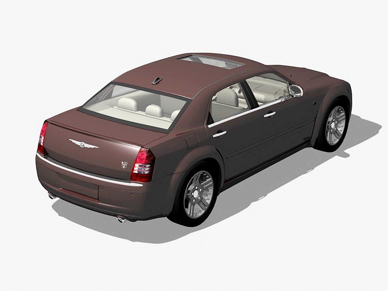 Chrysler 300 Car 3d rendering