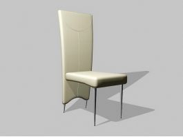 High Back Dining Chair 3d preview