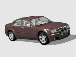 Chrysler 300 Car 3d model preview