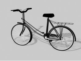 Classic Bicycle 3d model preview