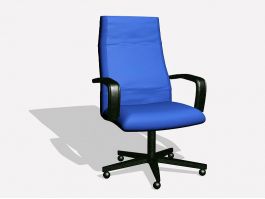 High Back Swivel Chair 3d preview