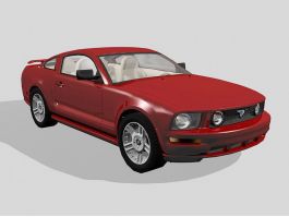Ford Mustang GT 3d model preview