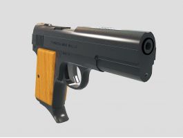 AMT .380 Pistol 3d model preview