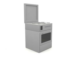 Kitchen Stove with Oven 3d preview