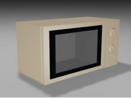 Countertop Microwave Oven 3d preview