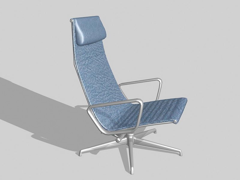 Living Room Recliner Chair 3d rendering