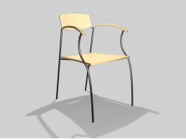Simple Dining Chair 3d preview