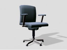 Swivel Office Chair with Arms 3d preview