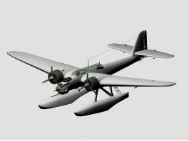 Heinkel He 115 Bomber Seaplane 3d preview