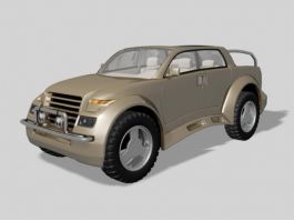 Concept Small Pickup Truck 3d preview