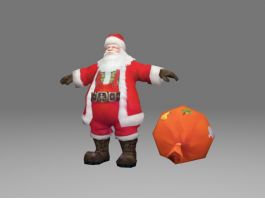 Santa Claus 3d preview