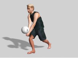 Guy Volleyball Player 3d preview