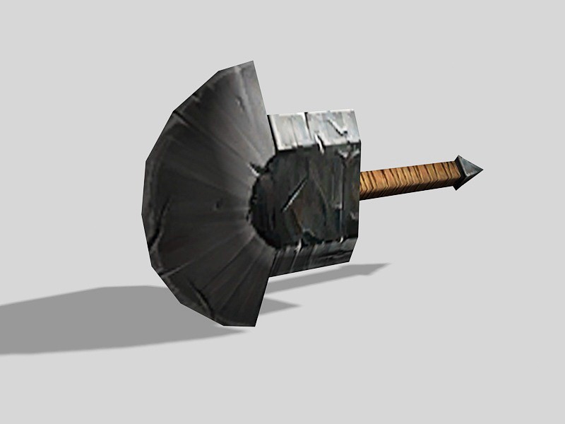 Orc Axe 3d rendering