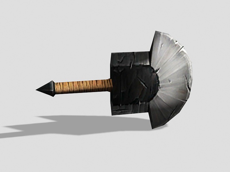 Orc Axe 3d rendering