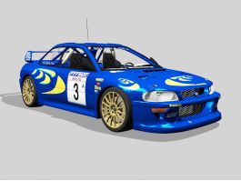 Subaru BRZ Race Car 3d preview