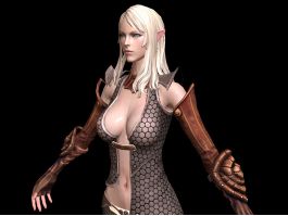Female High Elf Noble 3d preview