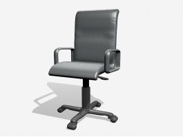 Swivel Desk Chair with Wheels 3d preview